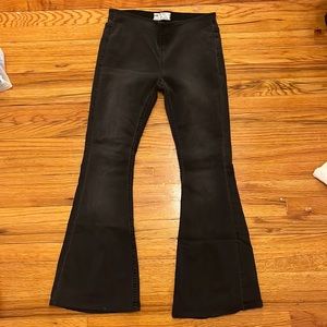Free People Penny Pull on Flare Jeans